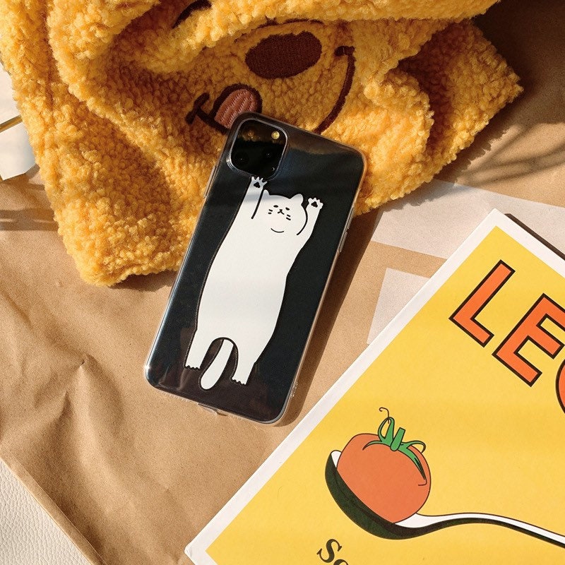 Lazy cat iPhone case