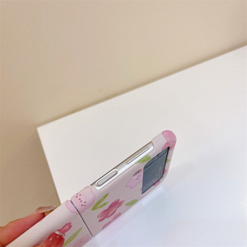 Samsung Galaxy Z Flip 4/ Z Flip 3 | Pink Flower Phone Cases