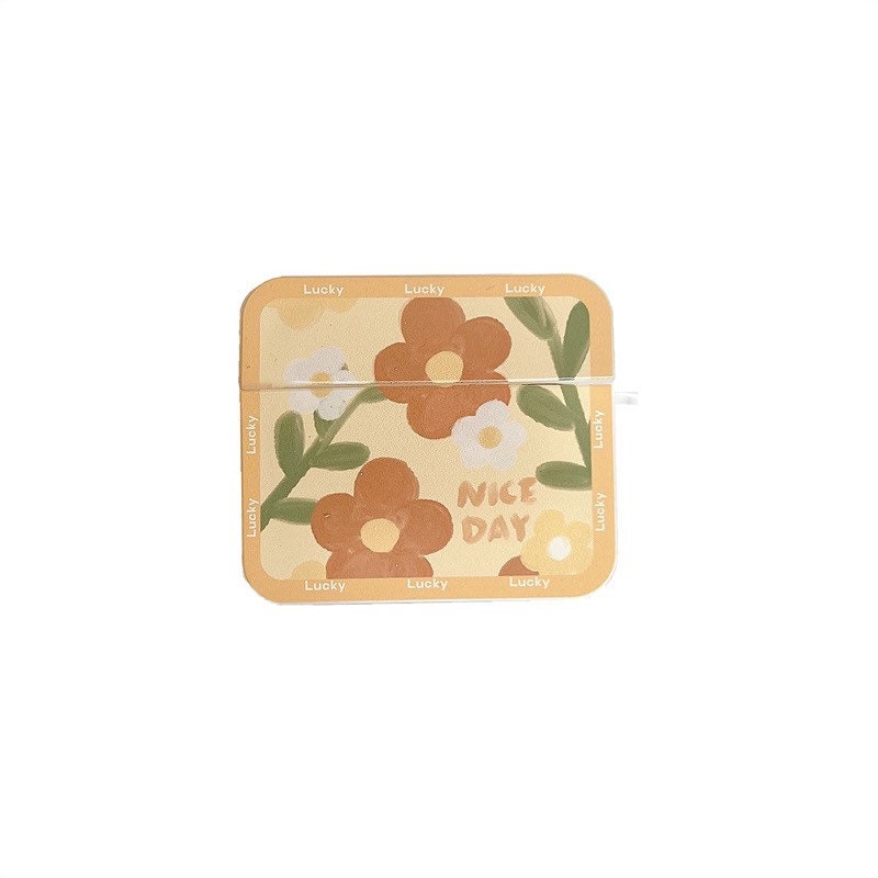 Yellow Blossom Flower Airpods Case