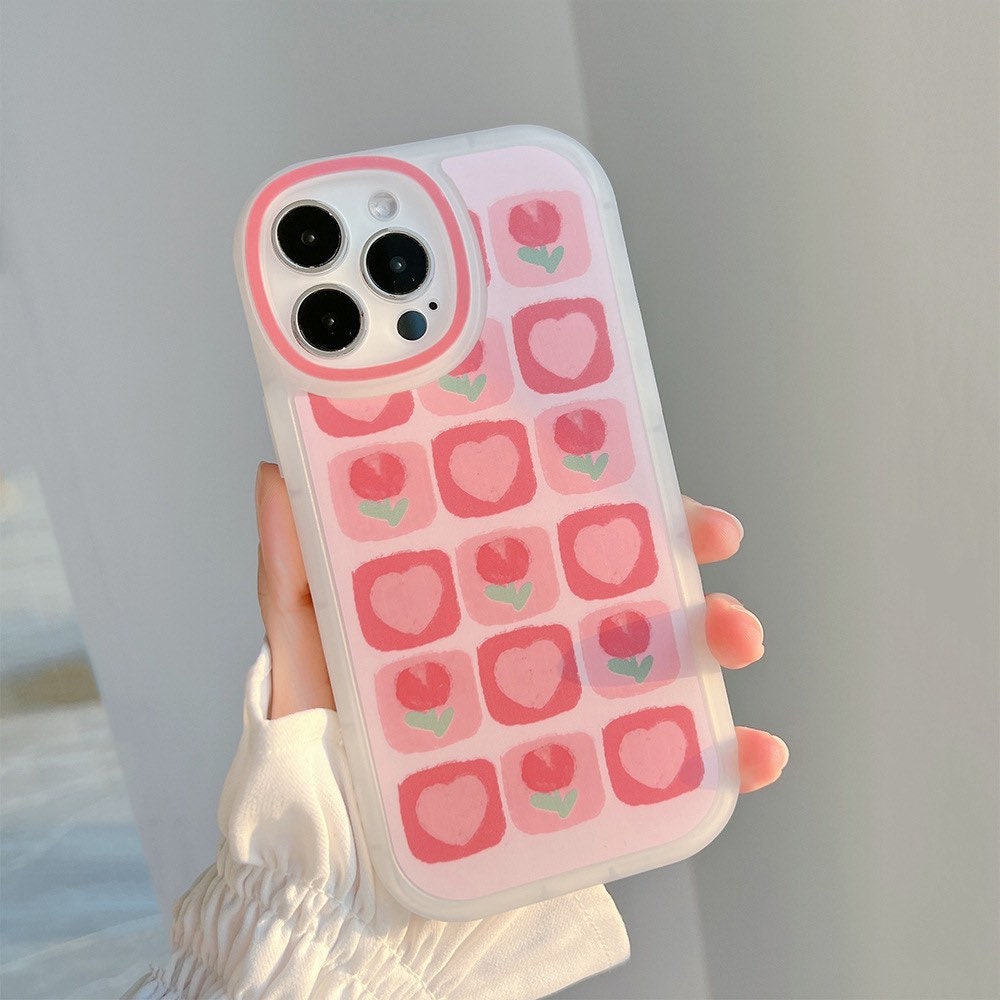 Pink Tulip Flower iPhone case