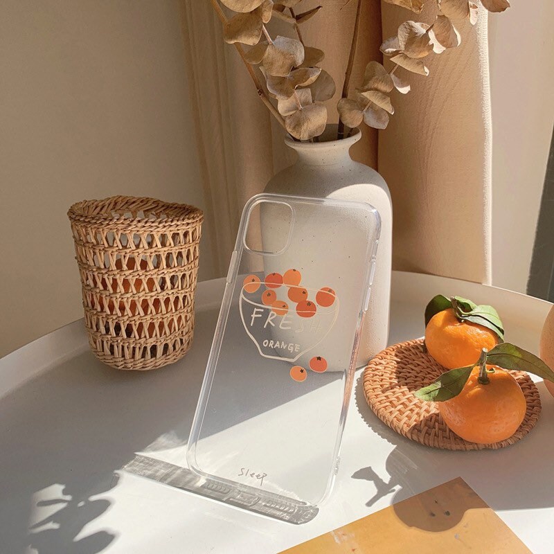 Orange Fresh Fruit iPhone case