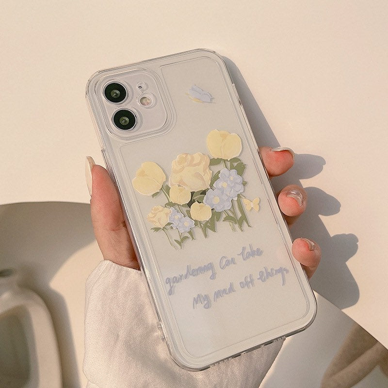 Yellow rose iPhone case