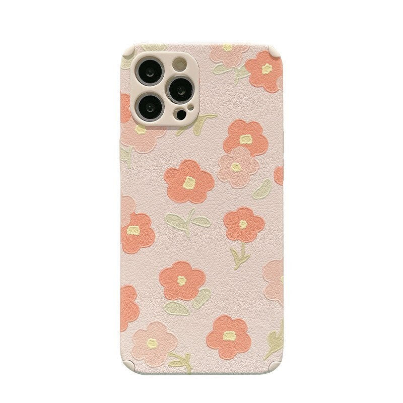 Pink rose iPhone case