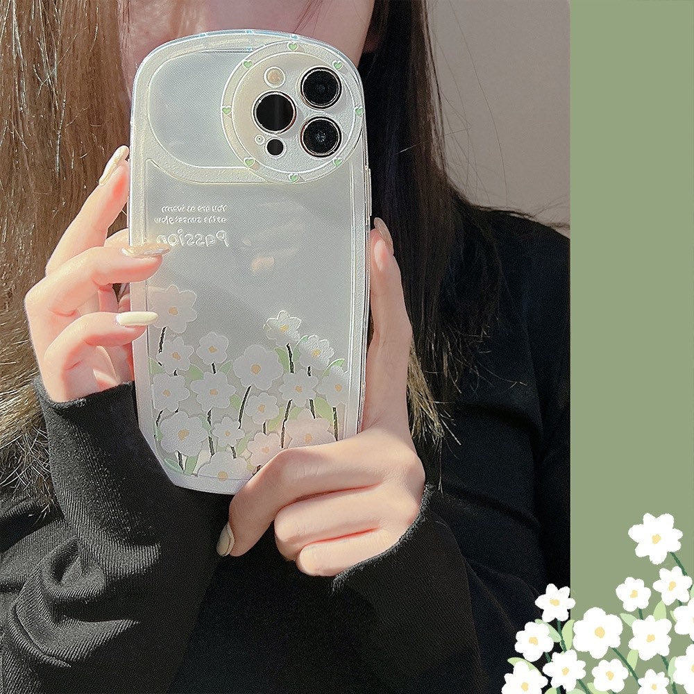 White Lily Flower Blossoms iPhone case