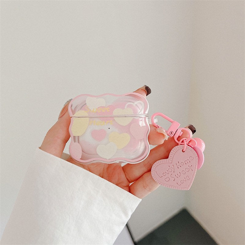 Pinky Sweet Heart Airpods Case