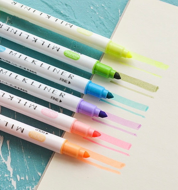Mildliner Type Colourful Dual Pens 12set